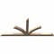 Ekena Millwork Richland Smooth Timber Gable Bracket, Douglas Fir, 84"W x 35"H x 3 1/2"D x 3 1/2"F, 10/12 Pitch GBW084X35X0404RIC00SDF - alternate 2